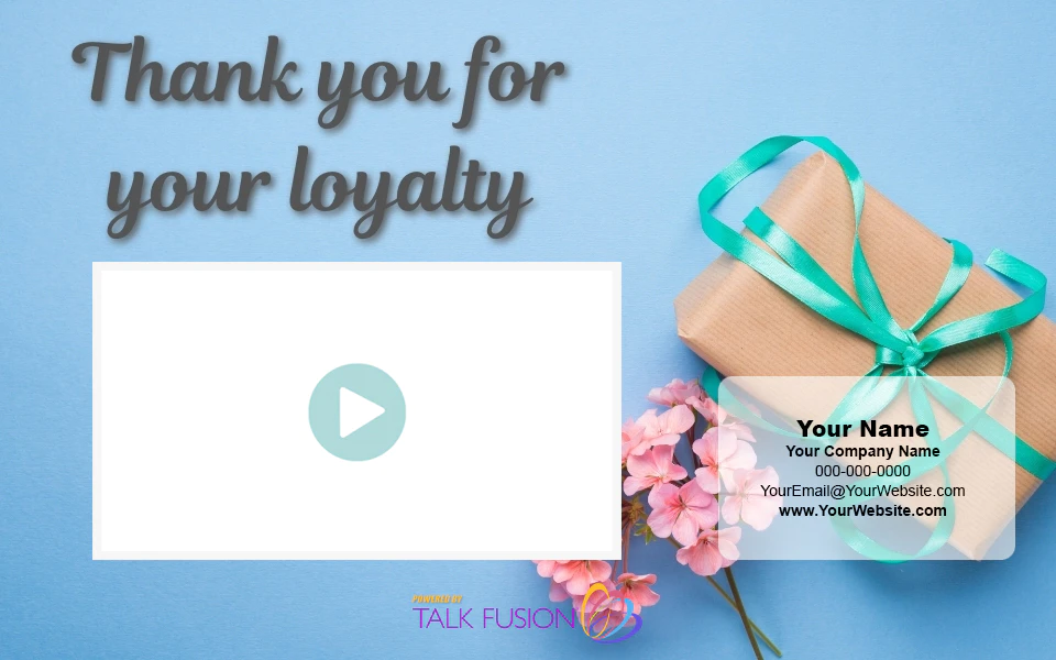 Video Email Template